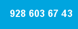 928 603 67 43